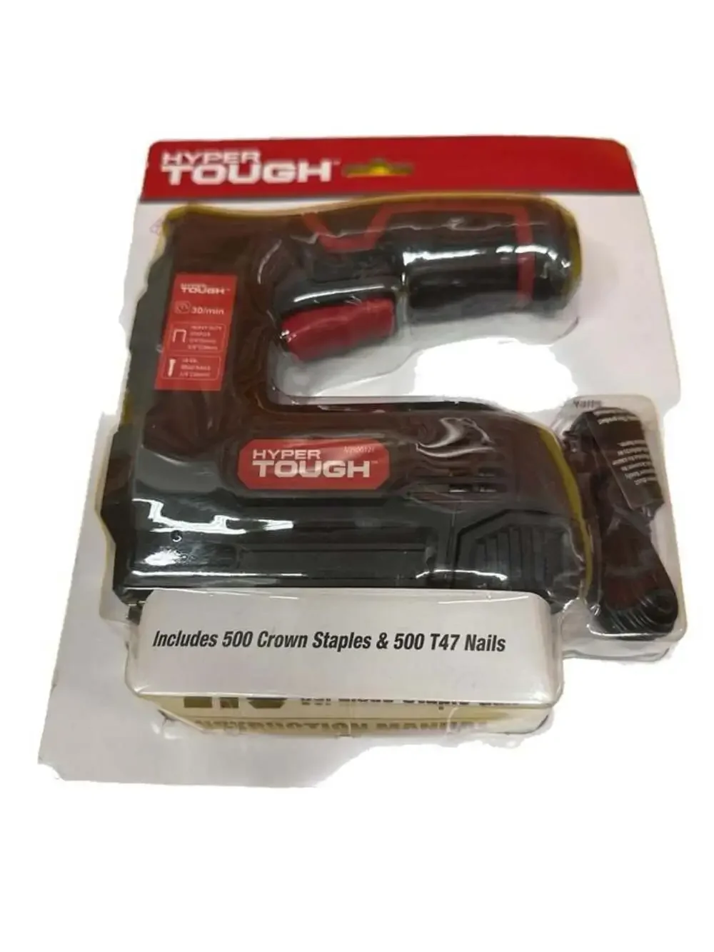 Hyper Tough 4-Volt Lithium-Ion Cordless Rechargeable Staple Gun - Picture 2 of 6